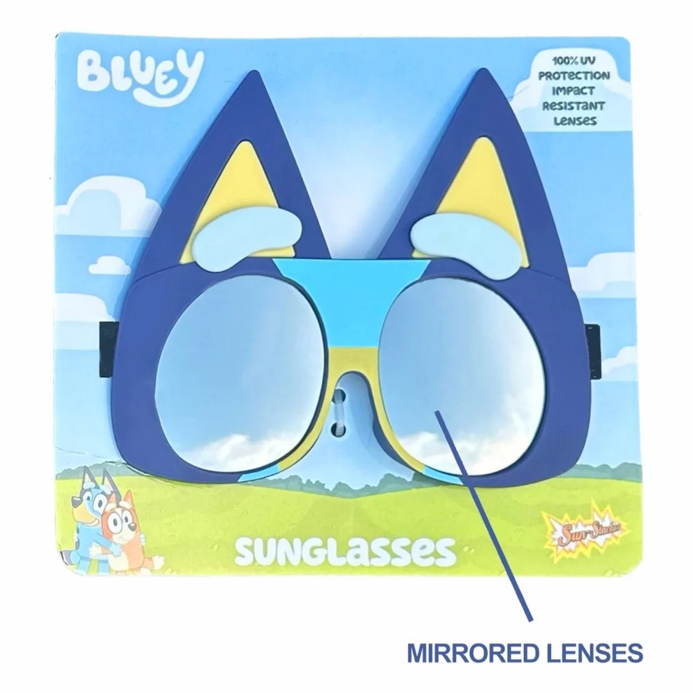 NEW Bluey Lil' Characters Sun-Staches Kids Sunglasses Licensed Character